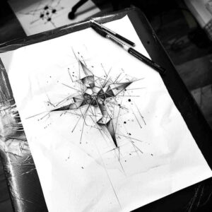 crosses tattoo design ideas layered fill tribal represents perseverance