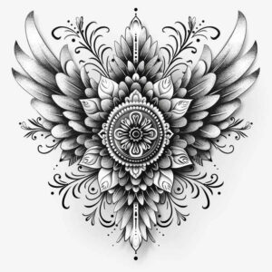 traditional-cross-tattoo – tattoo design ideas free ai generated – neotraditional-modern-classic – for-temple – Gallery: crosses-inkby-ai
