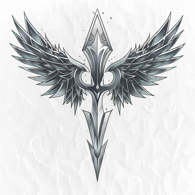 traditional-cross-tattoo – tattoo design ideas free ai generated – realism-emotional-realism – for-lower-back – Gallery: crosses-inkby-ai