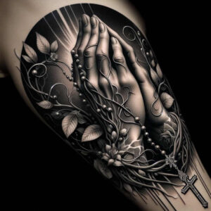 tribal-cross-tattoo – tattoo design ideas free ai generated – neotraditional-classic-motifs – for-nape – Gallery: crosses-inkby-ai