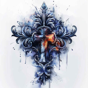 tribal-cross-tattoo – tattoo design ideas free ai generated – realism-visual-truth – for-wrist – Gallery: crosses-inkby-ai