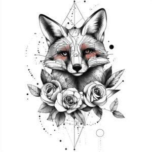 foxes tattoo design ideas luminous graceful for nape