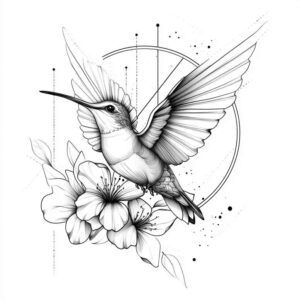 minimalist-tattoo – tattoo design ideas free ai generated – elemental – for-chest – Gallery: geometric-inkby-ai