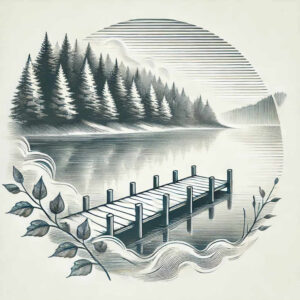 nature tattoo design ideas clear lines soft gradients represents courage