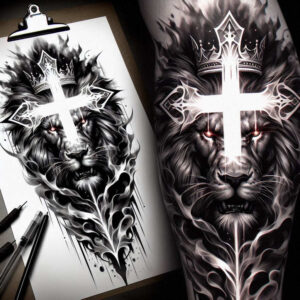 animals-and-harmony – tattoo design ideas free ai generated – surrealism-impossible-forms – for-ribs – Gallery: news-inkby-ai