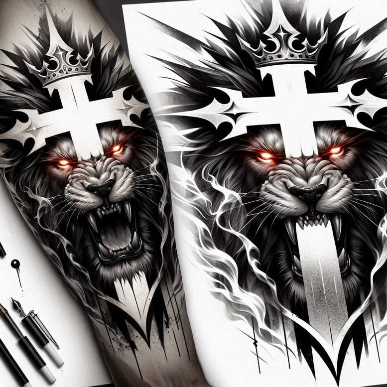 news tattoo design ideas Realism realistic dimension dreamlike for heel