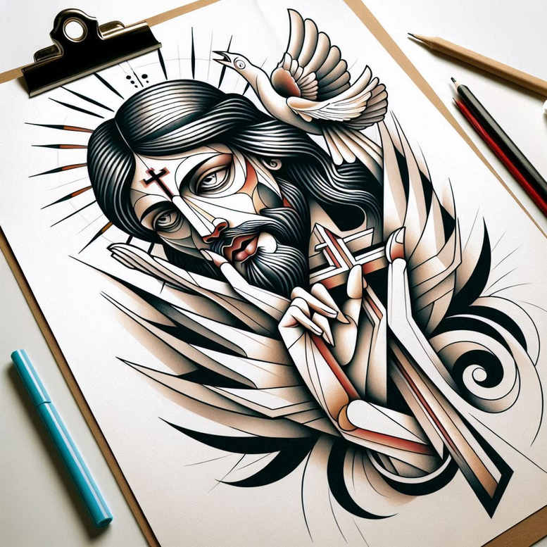 fine-line-bird-tattoo – tattoo design ideas free ai generated – realism-light-and-shadow-play – for-chest – Gallery: other-birds-inkby-ai