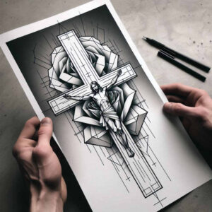 flowers-with-ornament – tattoo design ideas free ai generated – surrealism-psychic-energy – for-foot – Gallery: other-flowers-inkby-ai