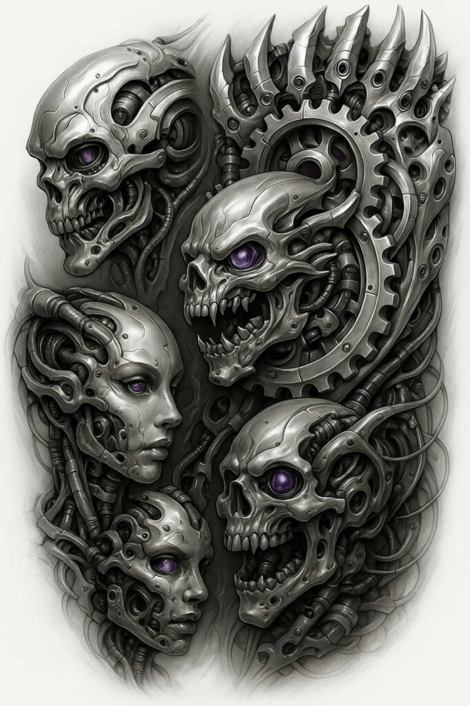 pets tattoo design ideas subtle tone natural for scapula