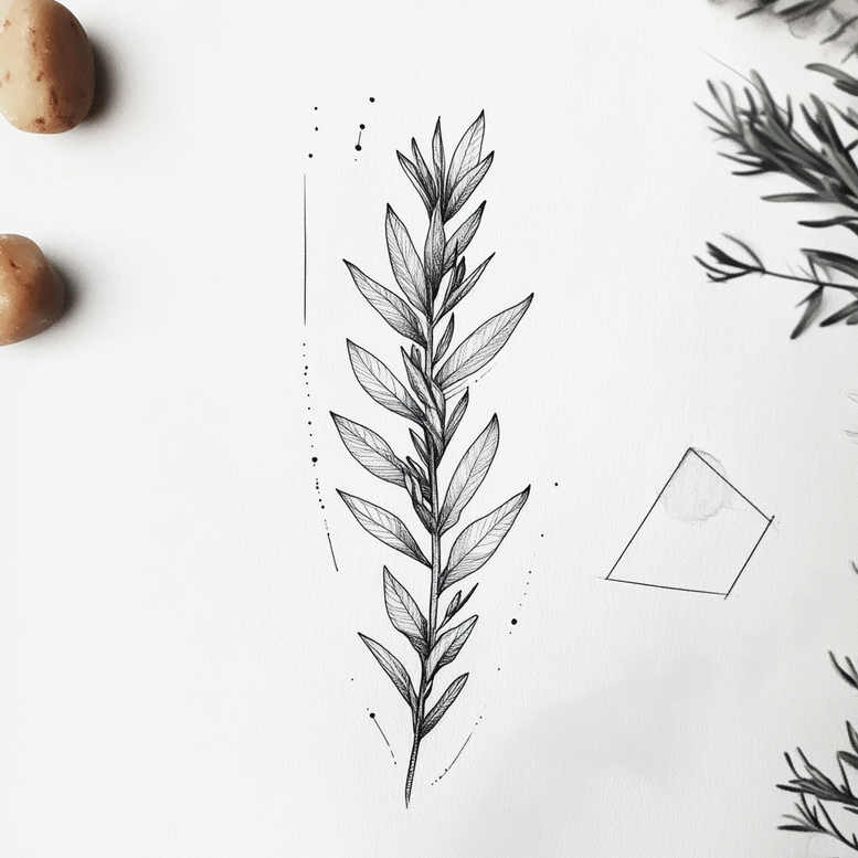 rose-abstract-tattoo – tattoo design ideas free ai generated – slender – for-full-back – Gallery: roses-inkby-ai
