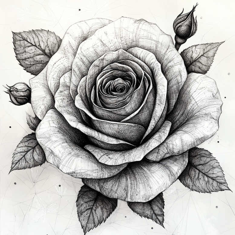 roses tattoo design ideas Surrealism illusionary elegance embodying strength
