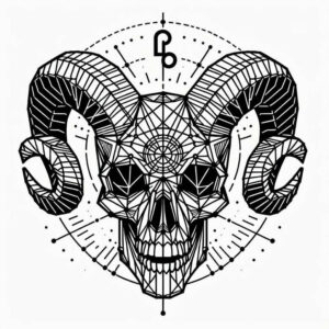 artistic-detail-skull-tattoo – tattoo design ideas free ai generated – foggy – for-thigh – Gallery: skulls-inkby-ai