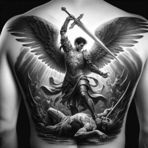 life-energy-wings-tattoo – tattoo design ideas free ai generated – realism-refined-lines – for-back – Gallery: wings-inkby-ai